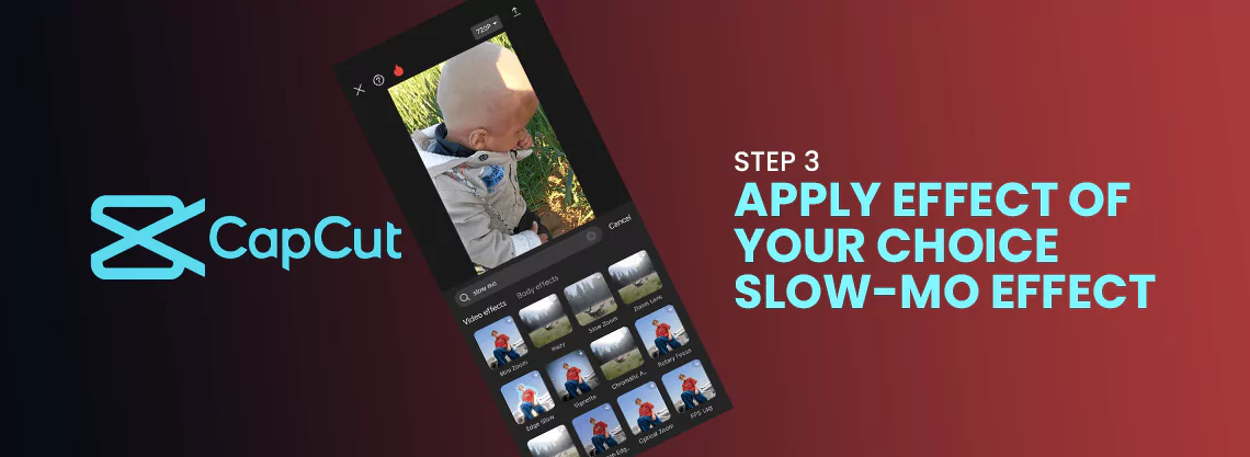 how to apply slow mo effect on capcut mod apk