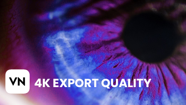 4K Export Quality with vn mod apk
