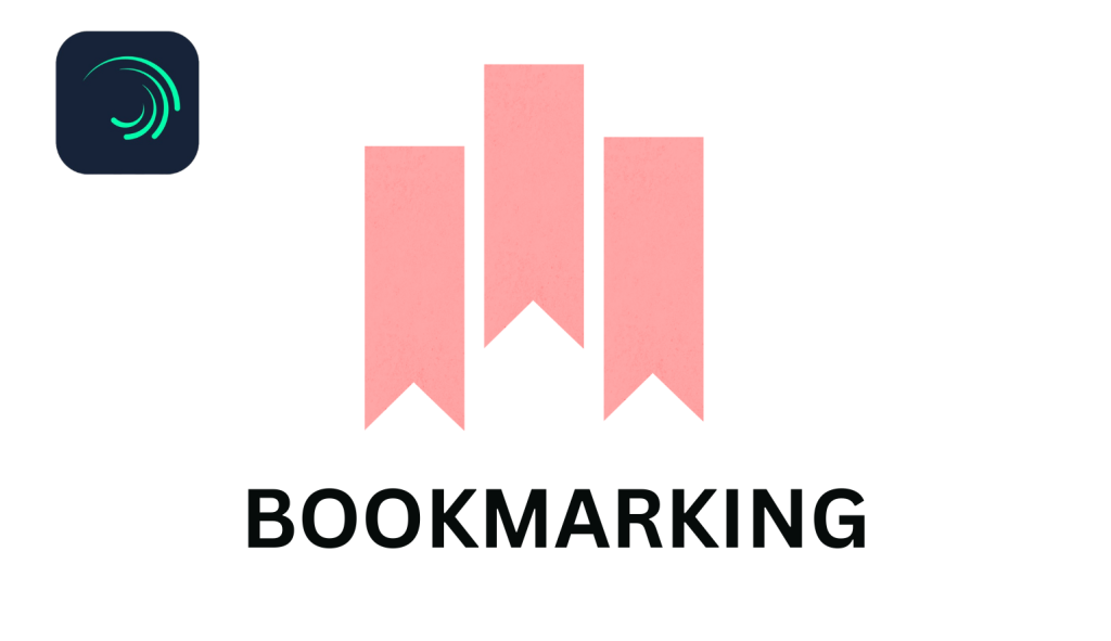 bookmarking in alight motion apk