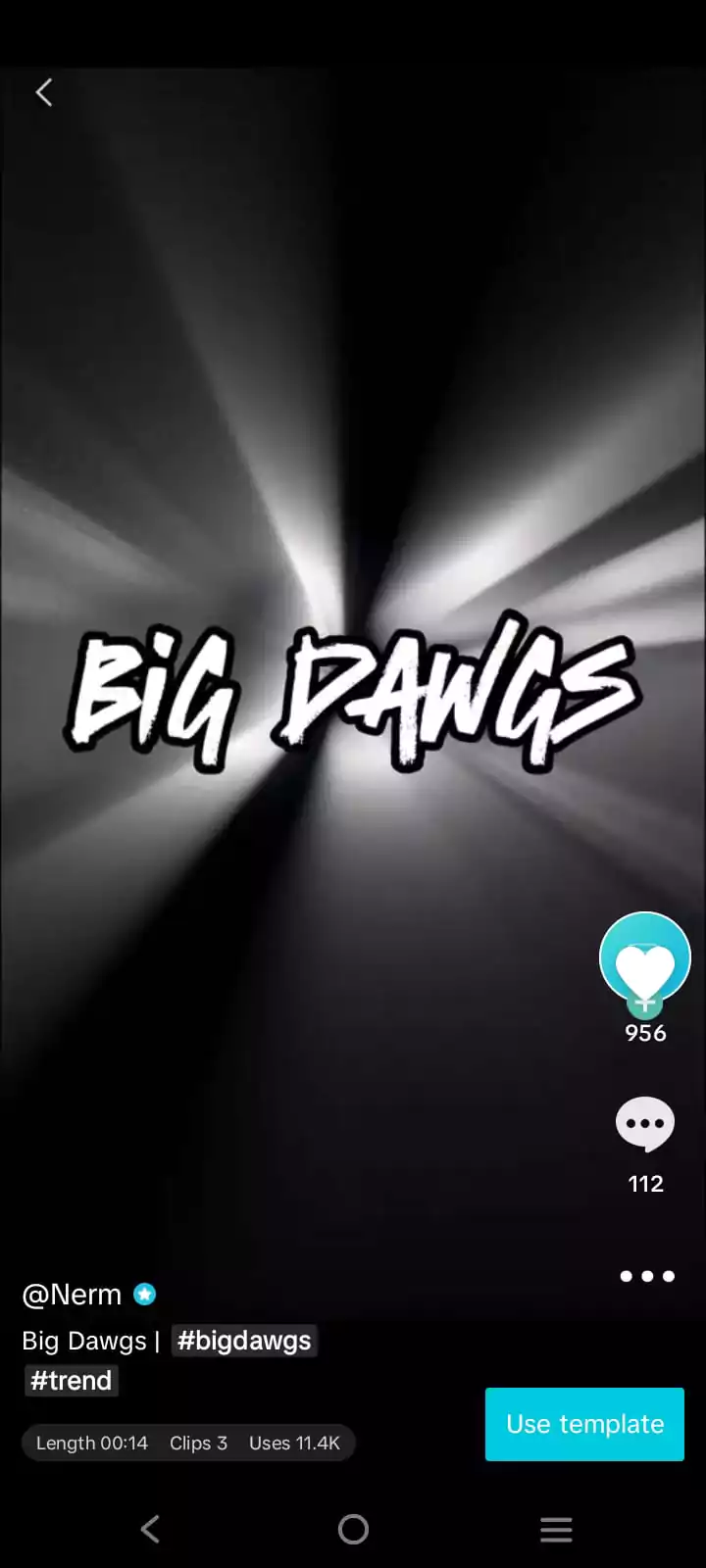 Big Dawgs capcut template Download Link