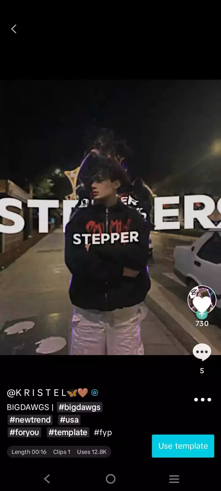 Stepper Big Dawgs Capcut template