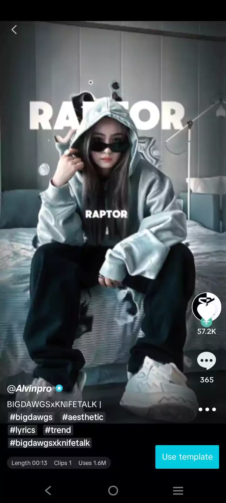 Raptor Big Dawgs capcut template