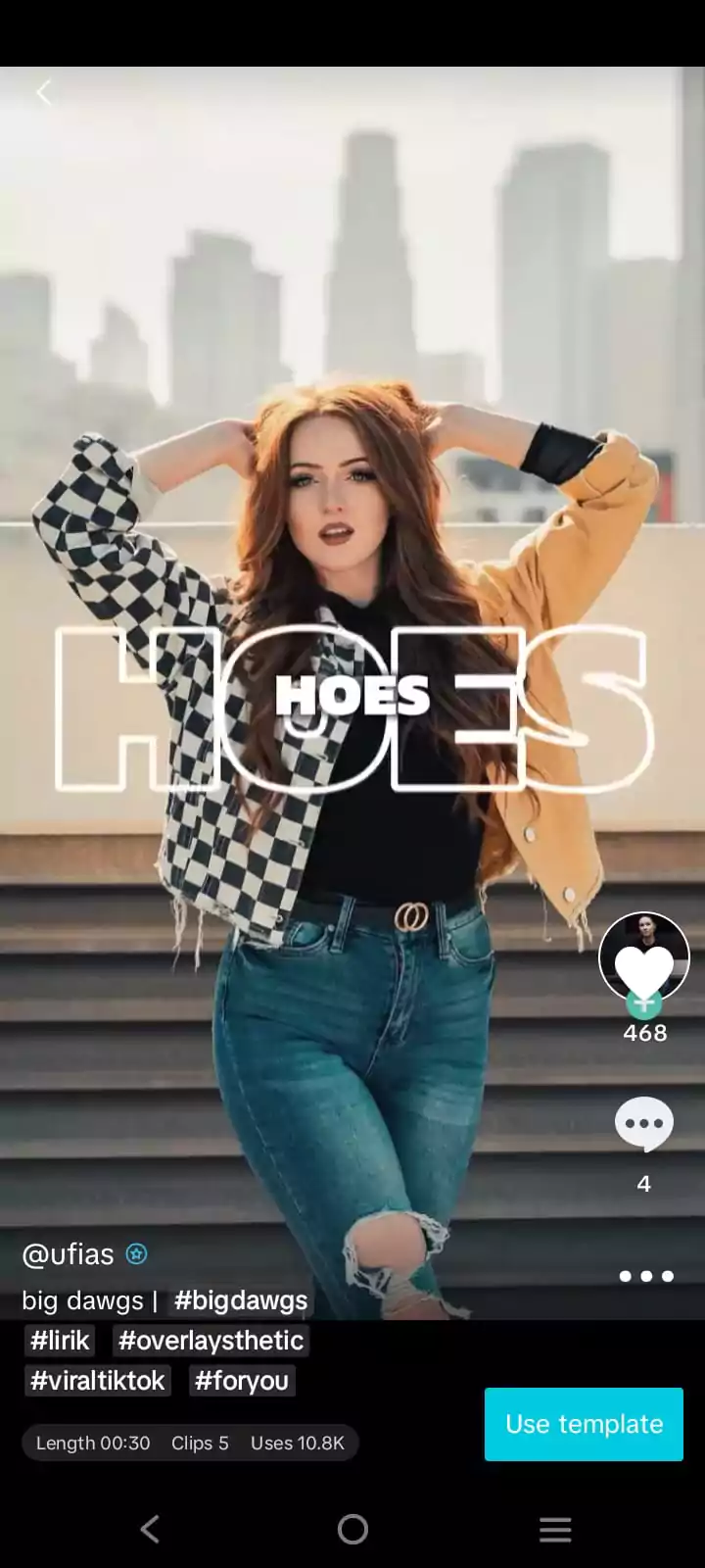 HOES Trending Big Dawgs capcut template